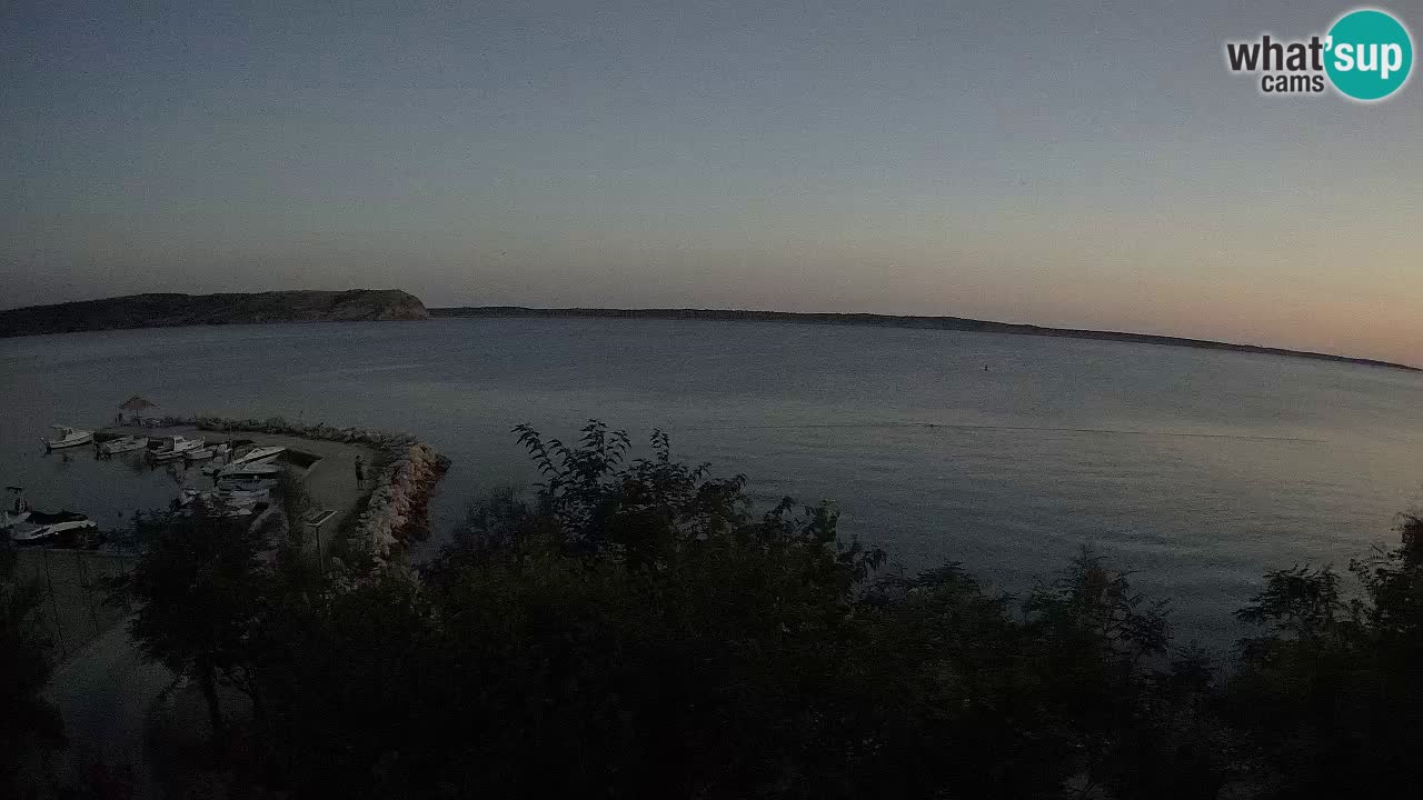 Kamp Odmoree spletna kamera Ražanac – Dalmacija