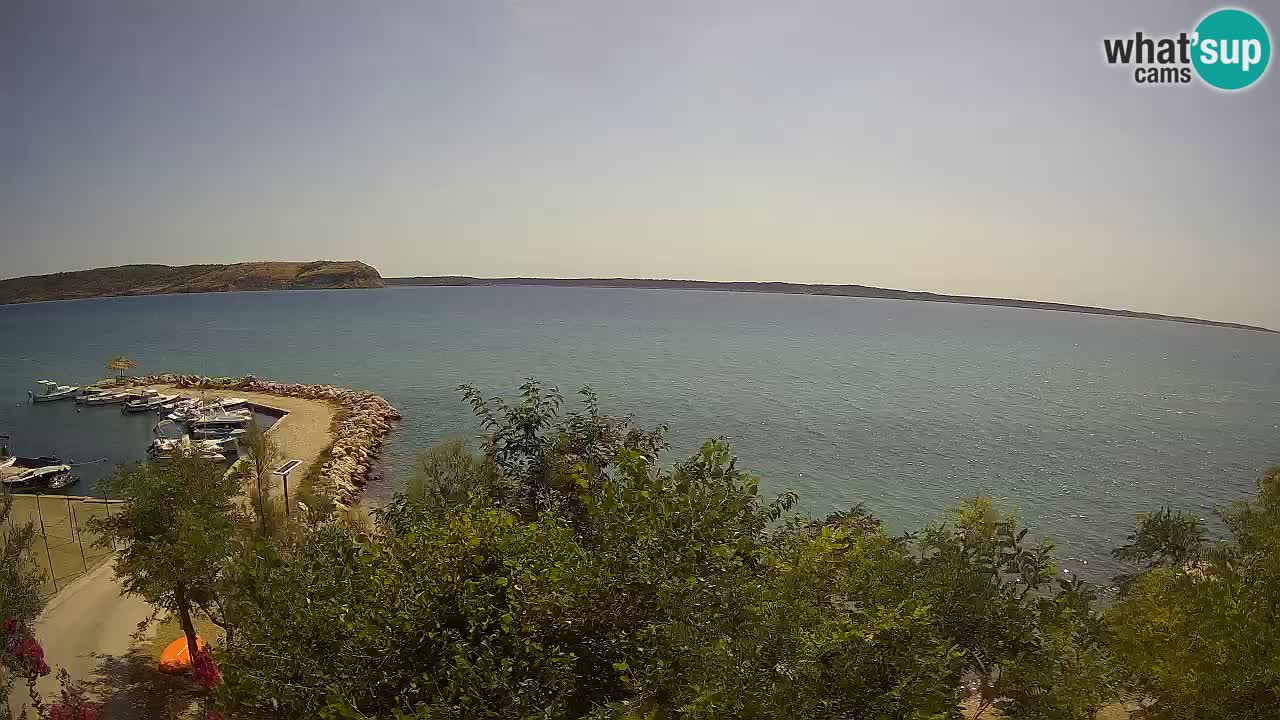 Camping Odmoree camera en vivo Ražanac – Dalmacia