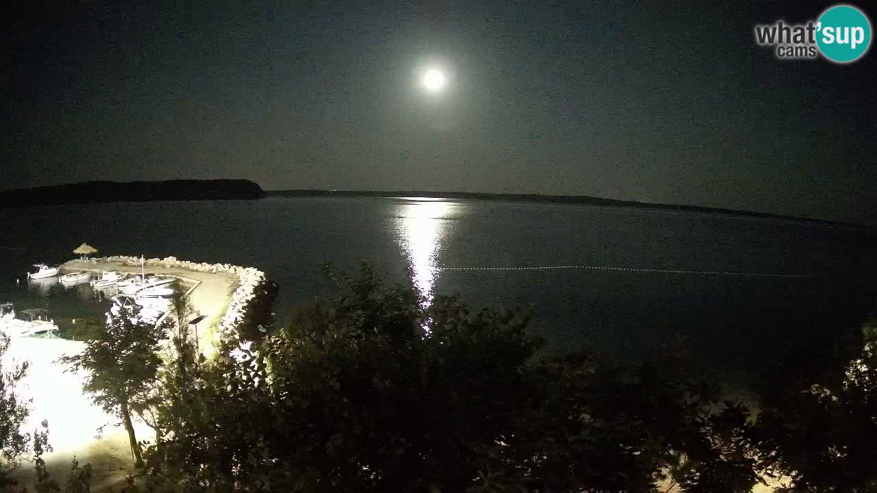 Camping Odmoree live cam Ražanac – Dalmatie