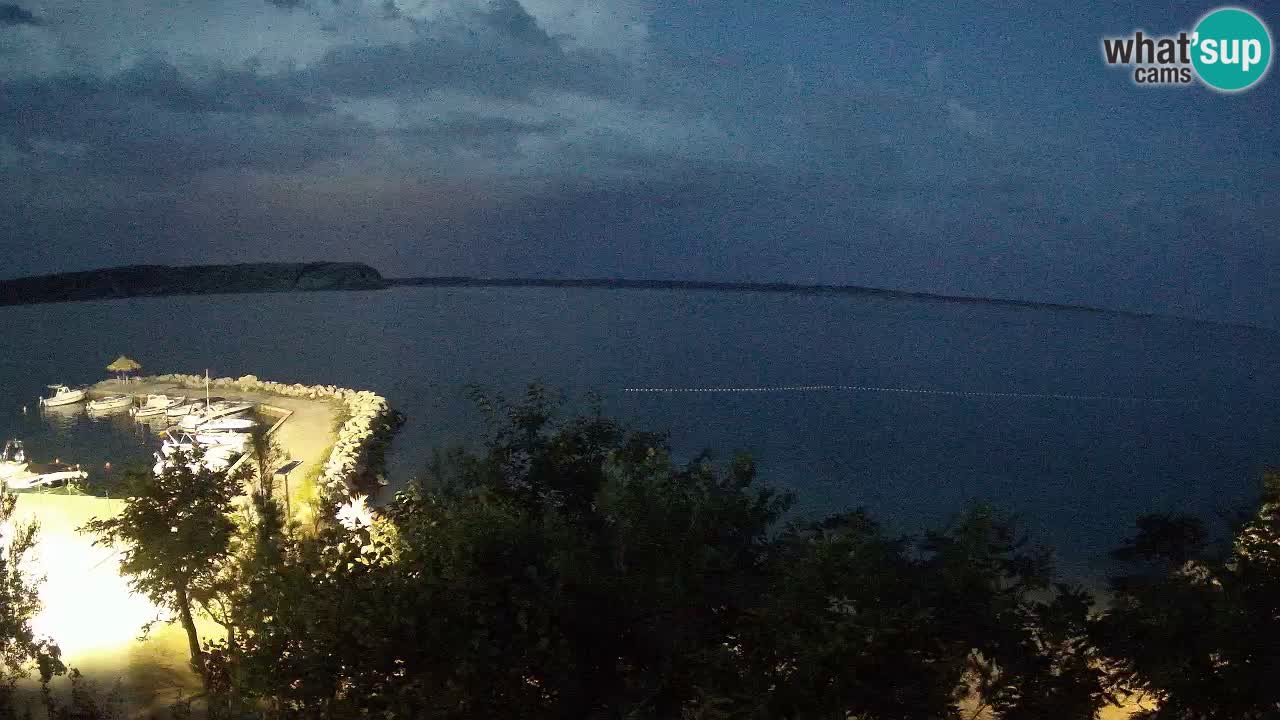 Camping Odmoree live cam Ražanac – Dalmatie