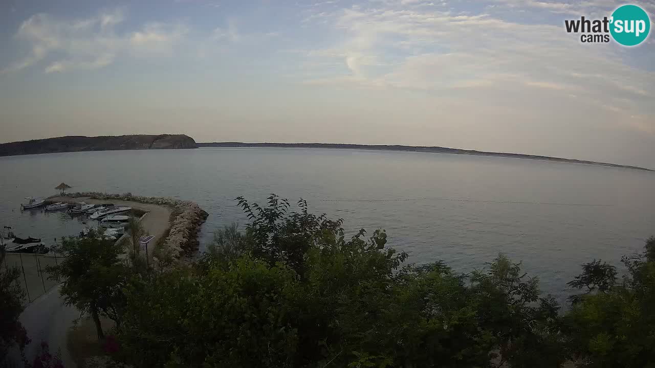 Kamp Odmoree spletna kamera Ražanac – Dalmacija