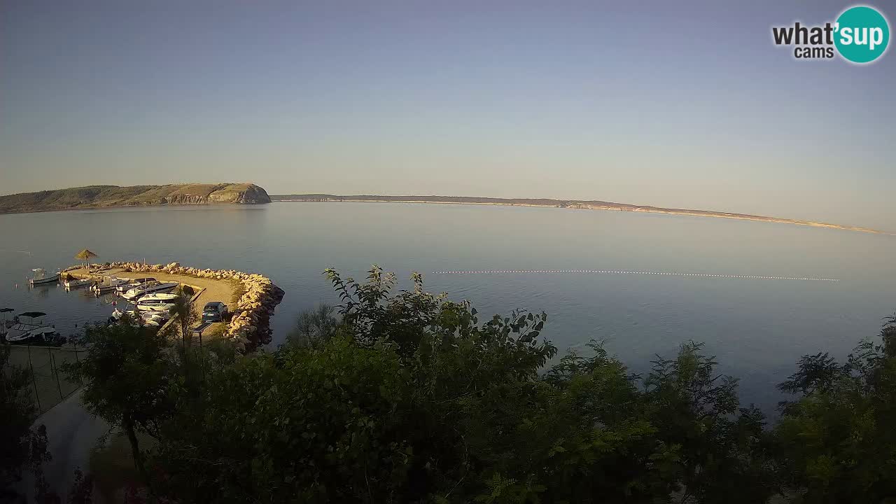 Camping Odmoree camera en vivo Ražanac – Dalmacia