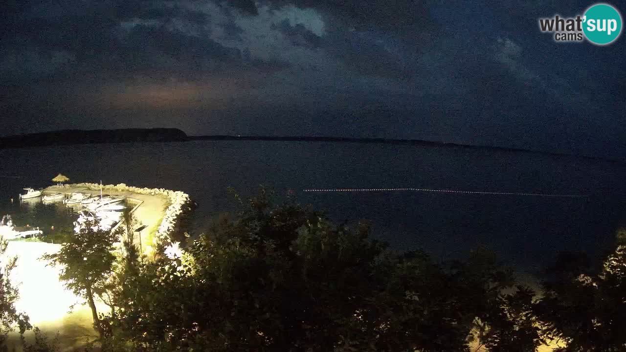 Camping Odmoree camera en vivo Ražanac – Dalmacia