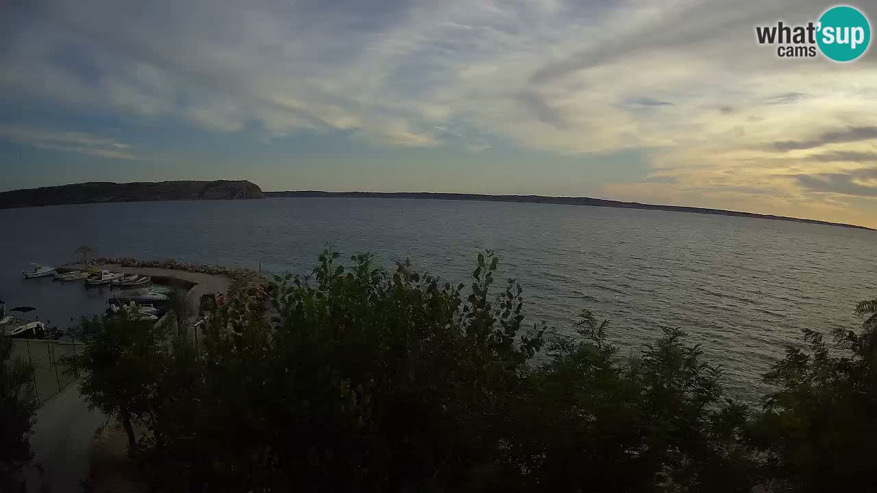 Kamp Odmoree spletna kamera Ražanac – Dalmacija