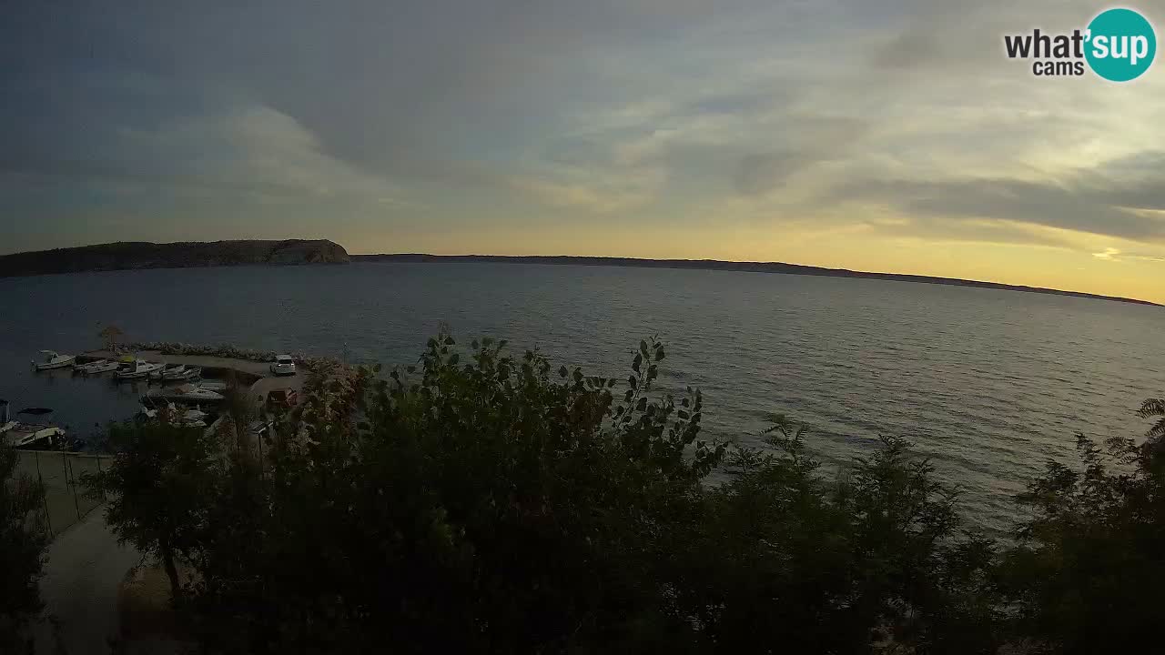 Camping Odmoree camera en vivo Ražanac – Dalmacia