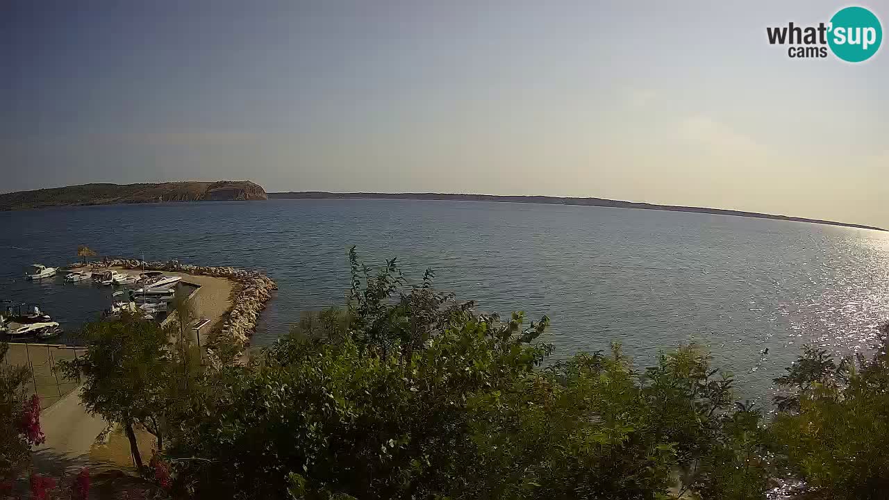 Kamp Odmoree spletna kamera Ražanac – Dalmacija
