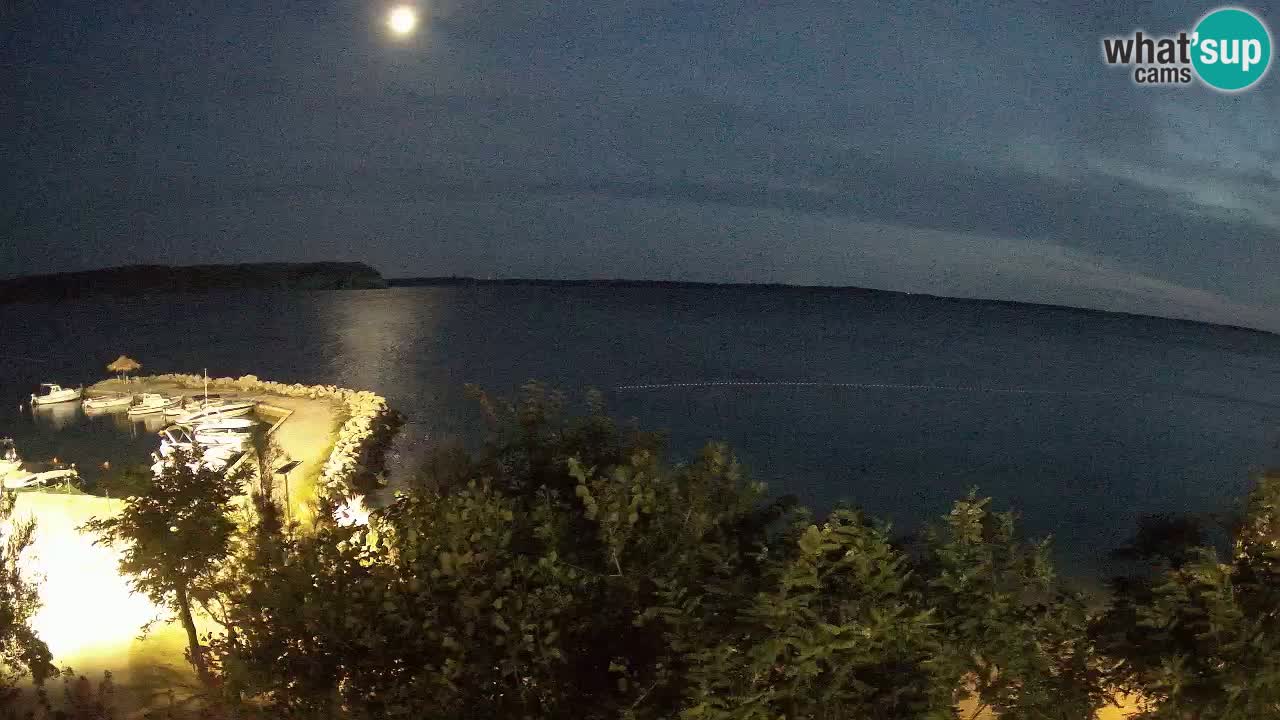 Kamp Odmoree spletna kamera Ražanac – Dalmacija