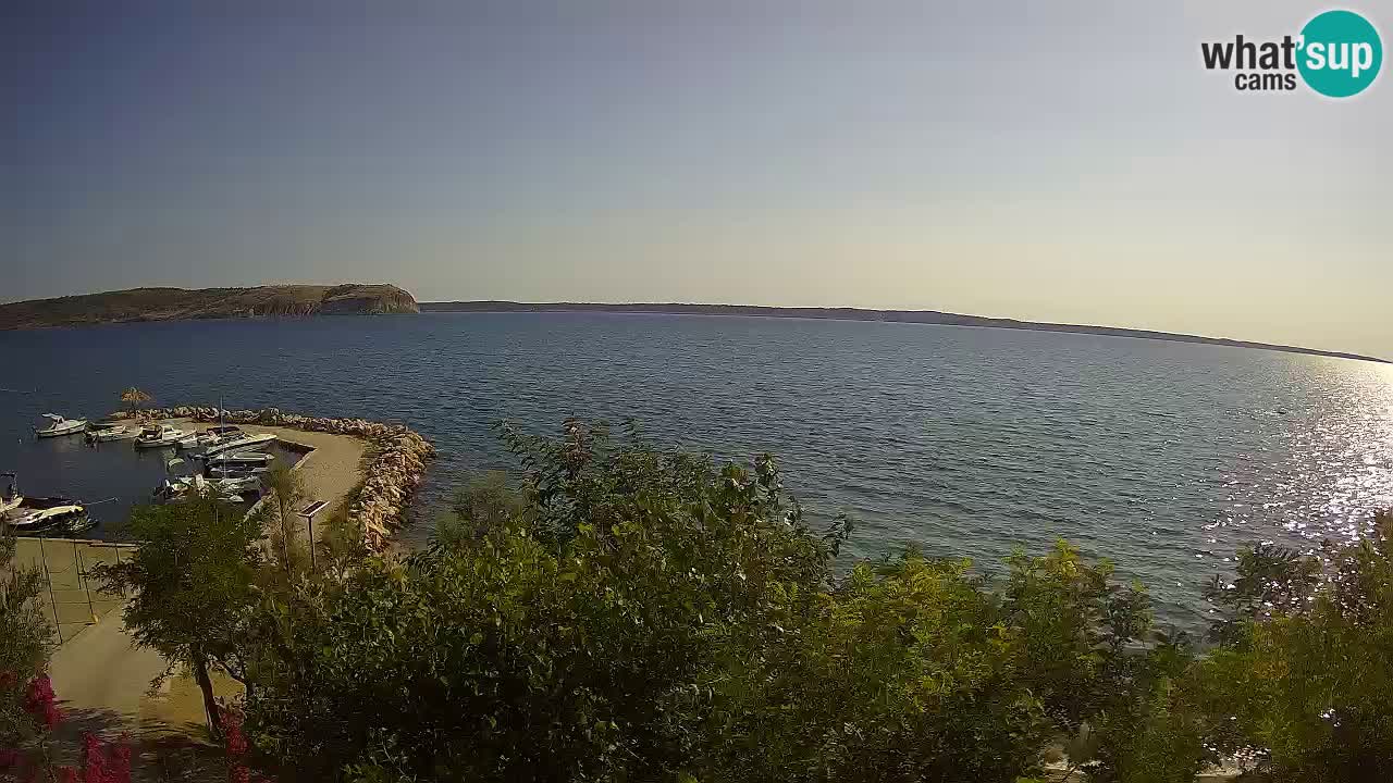 Kamp Odmoree spletna kamera Ražanac – Dalmacija