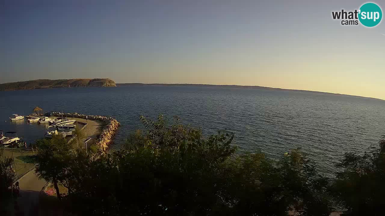 Camping Odmoree live webcam Ražanac – Dalmatien