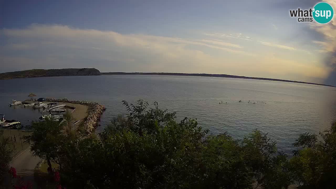 Camping Odmoree live cam Ražanac – Dalmatie