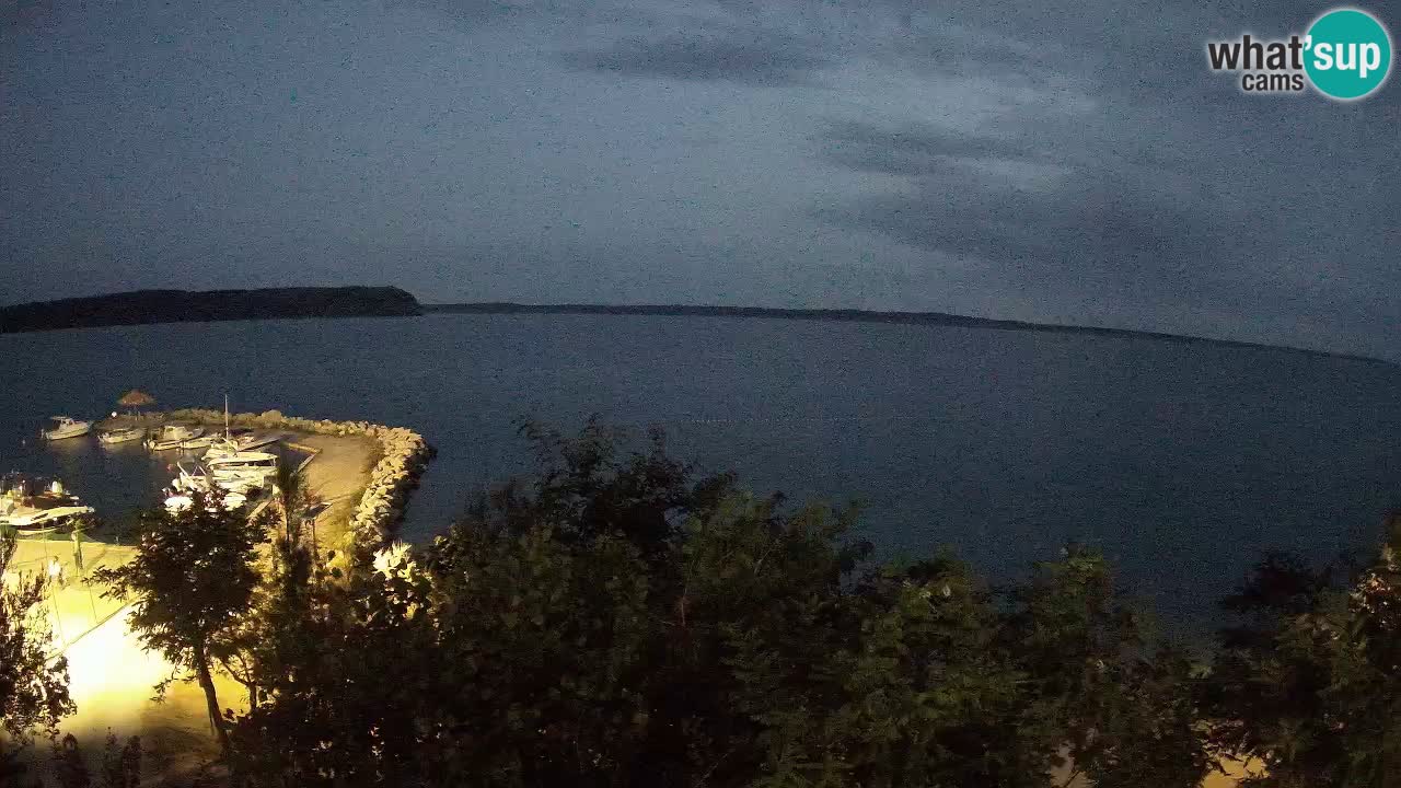 Camping Odmoree live webcam Ražanac – Dalmatien