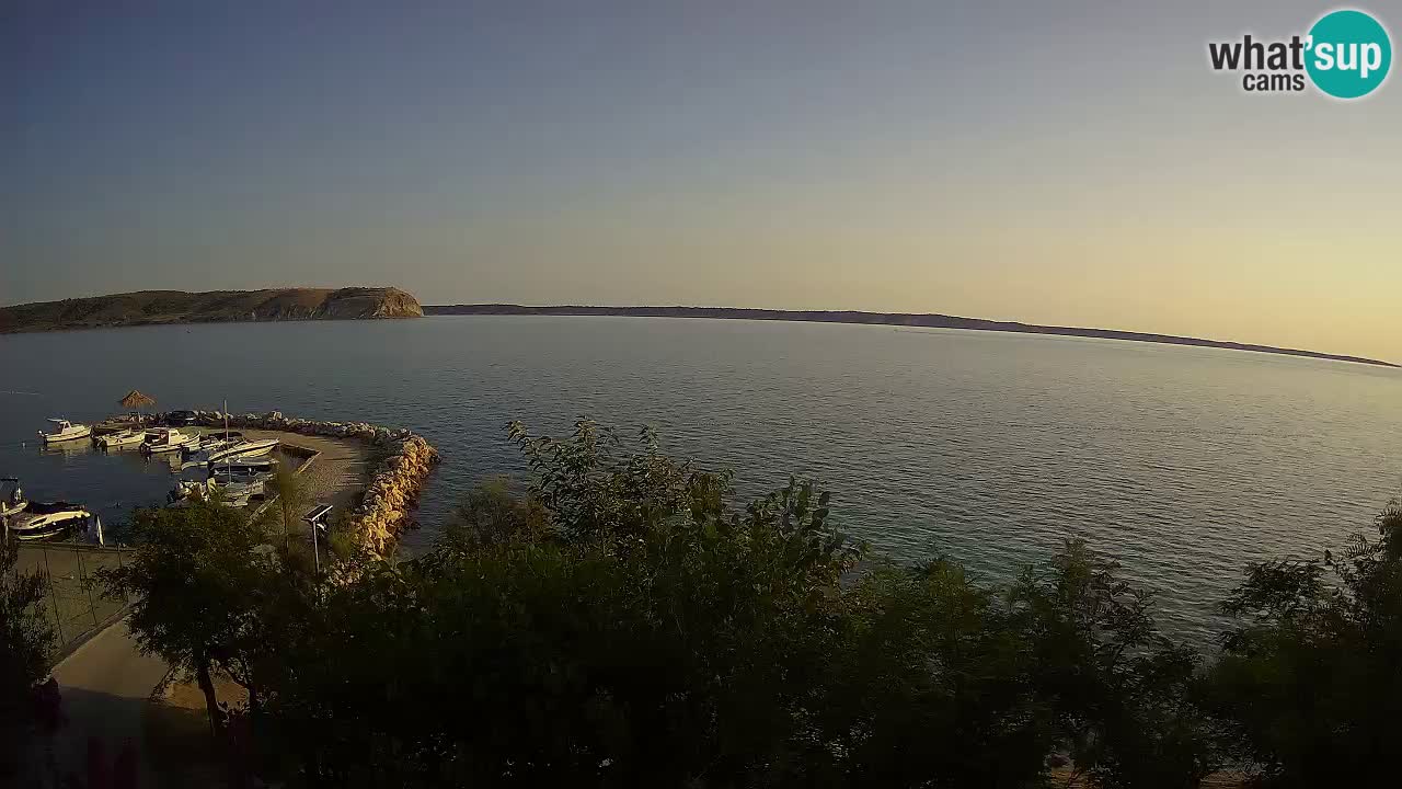 Camping Odmoree camera en vivo Ražanac – Dalmacia