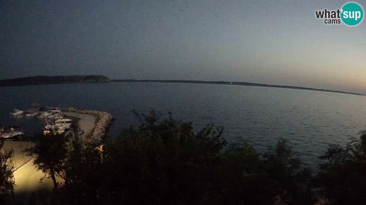 Camping Odmoree camera en vivo Ražanac – Dalmacia