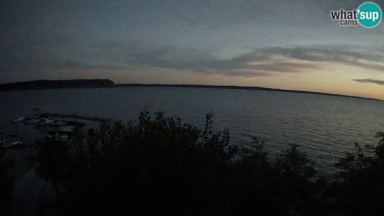 Kamp Odmoree spletna kamera Ražanac – Dalmacija