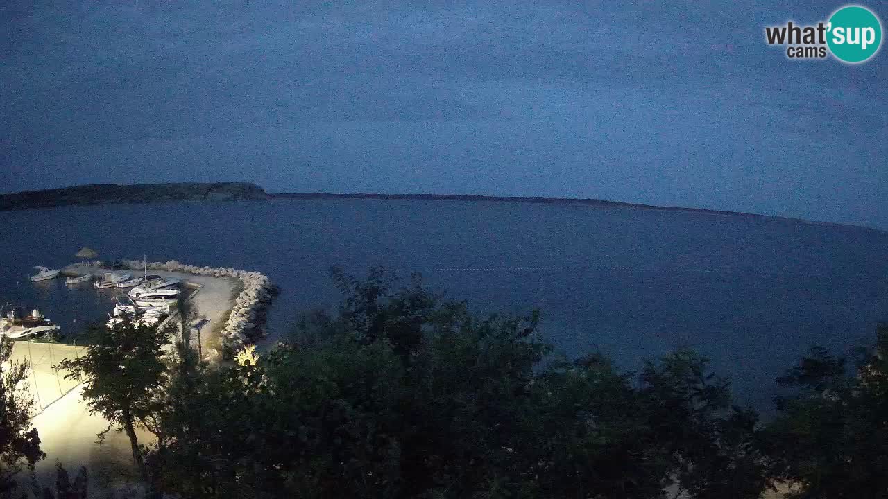 Kamp Odmoree spletna kamera Ražanac – Dalmacija