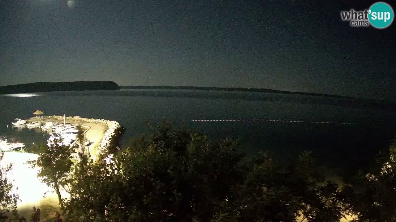 Kamp Odmoree spletna kamera Ražanac – Dalmacija