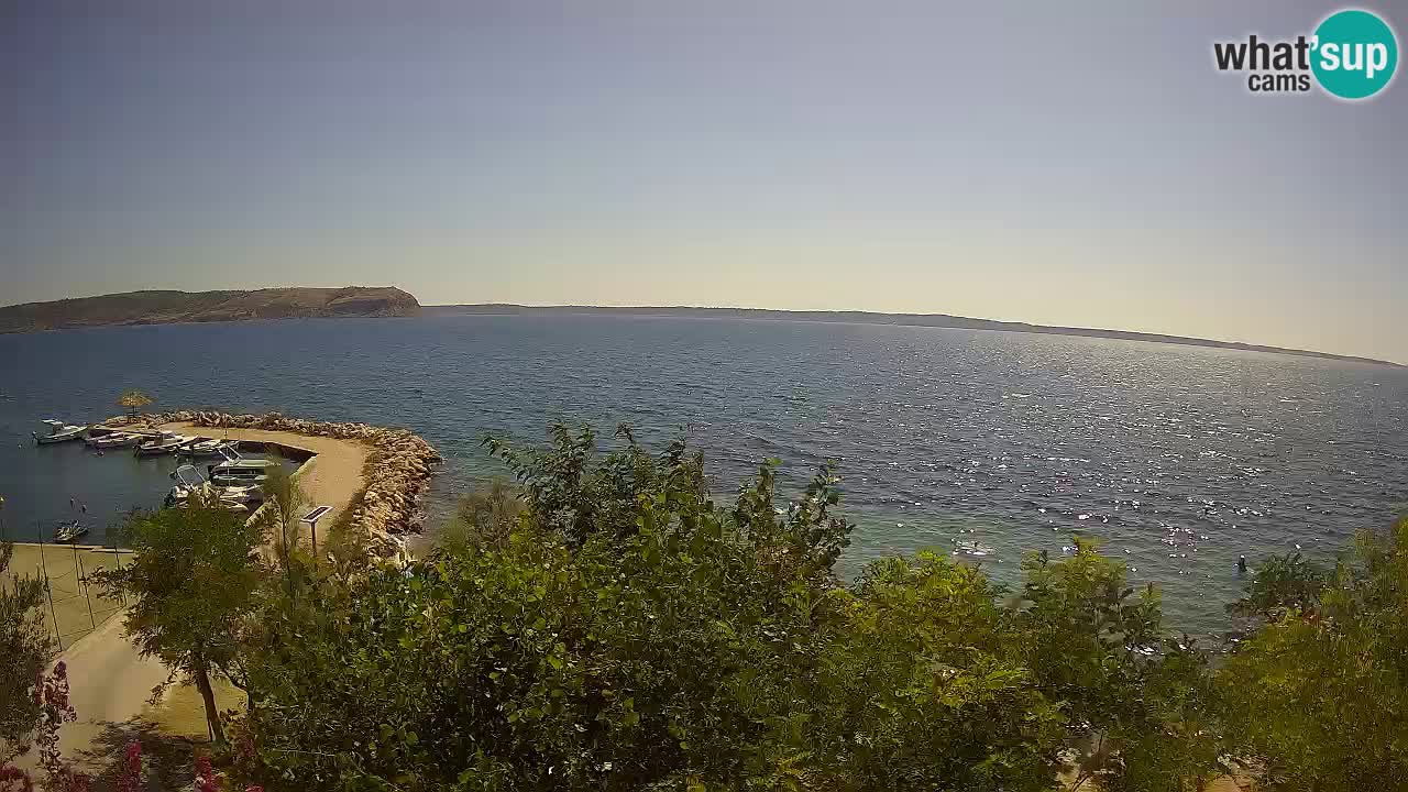 Camping Odmoree live webcam Ražanac – Dalmatien