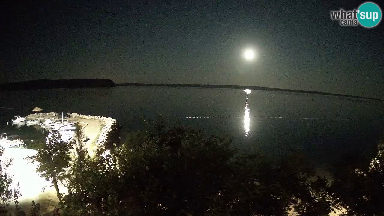 Camping Odmoree live webcam Ražanac – Dalmatien