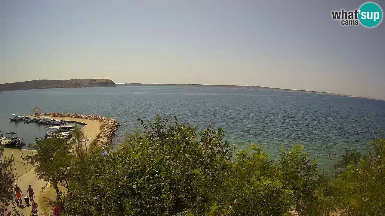 Camping Odmoree camera en vivo Ražanac – Dalmacia