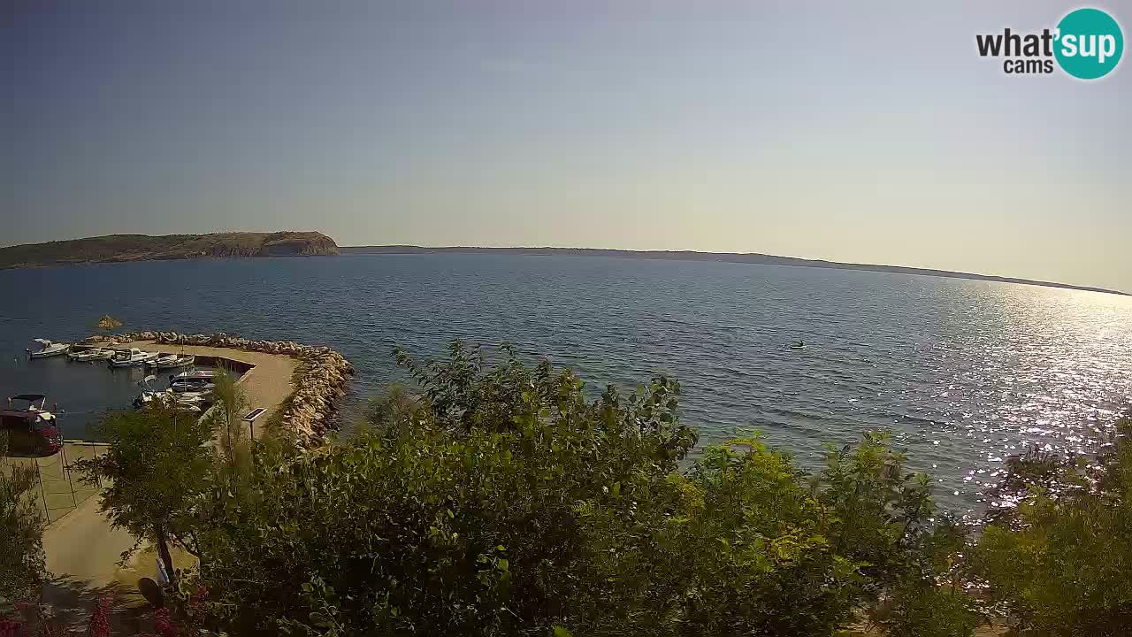 Camping Odmoree camera en vivo Ražanac – Dalmacia