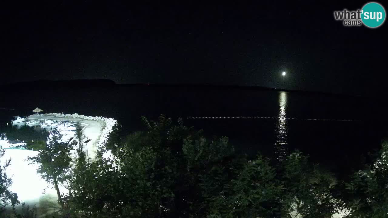 Camping Odmoree live webcam Ražanac – Dalmatien