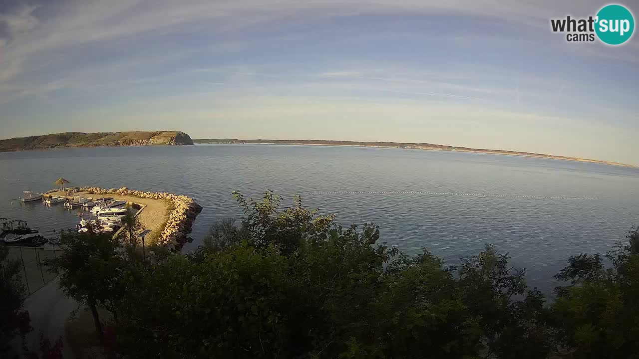 Camping Odmoree live webcam Ražanac – Dalmatien