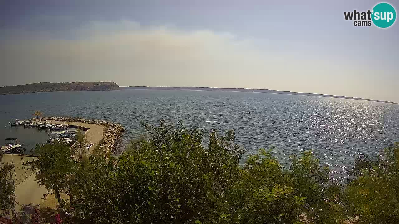 Kamp Odmoree spletna kamera Ražanac – Dalmacija