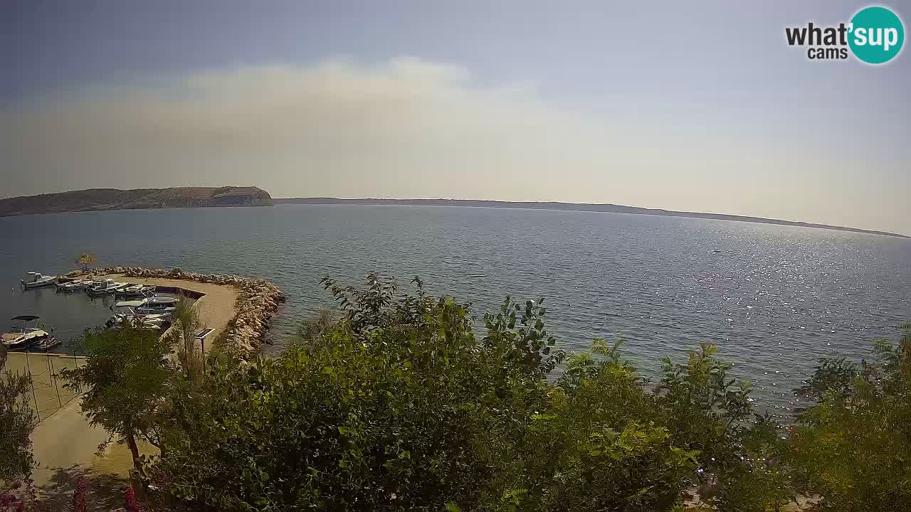 Camping Odmoree live cam Ražanac – Dalmatie