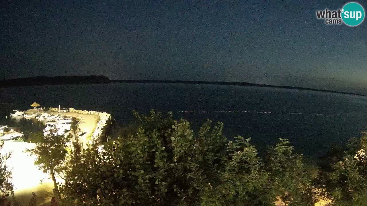 Camping Odmoree camera en vivo Ražanac – Dalmacia