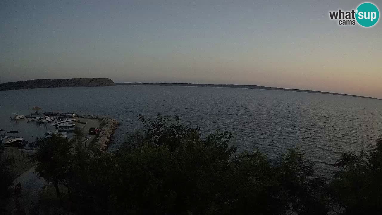 Camping Odmoree live cam Ražanac – Dalmatie