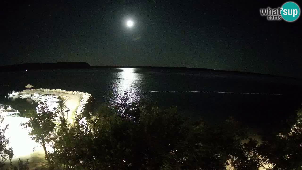 Camping Odmoree live webcam Ražanac – Dalmatien