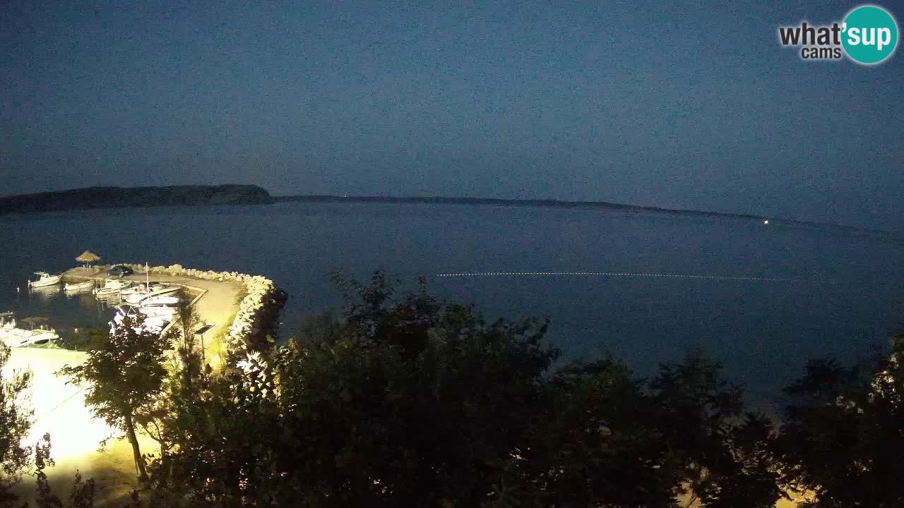 Camping Odmoree live webcam Ražanac – Dalmatien