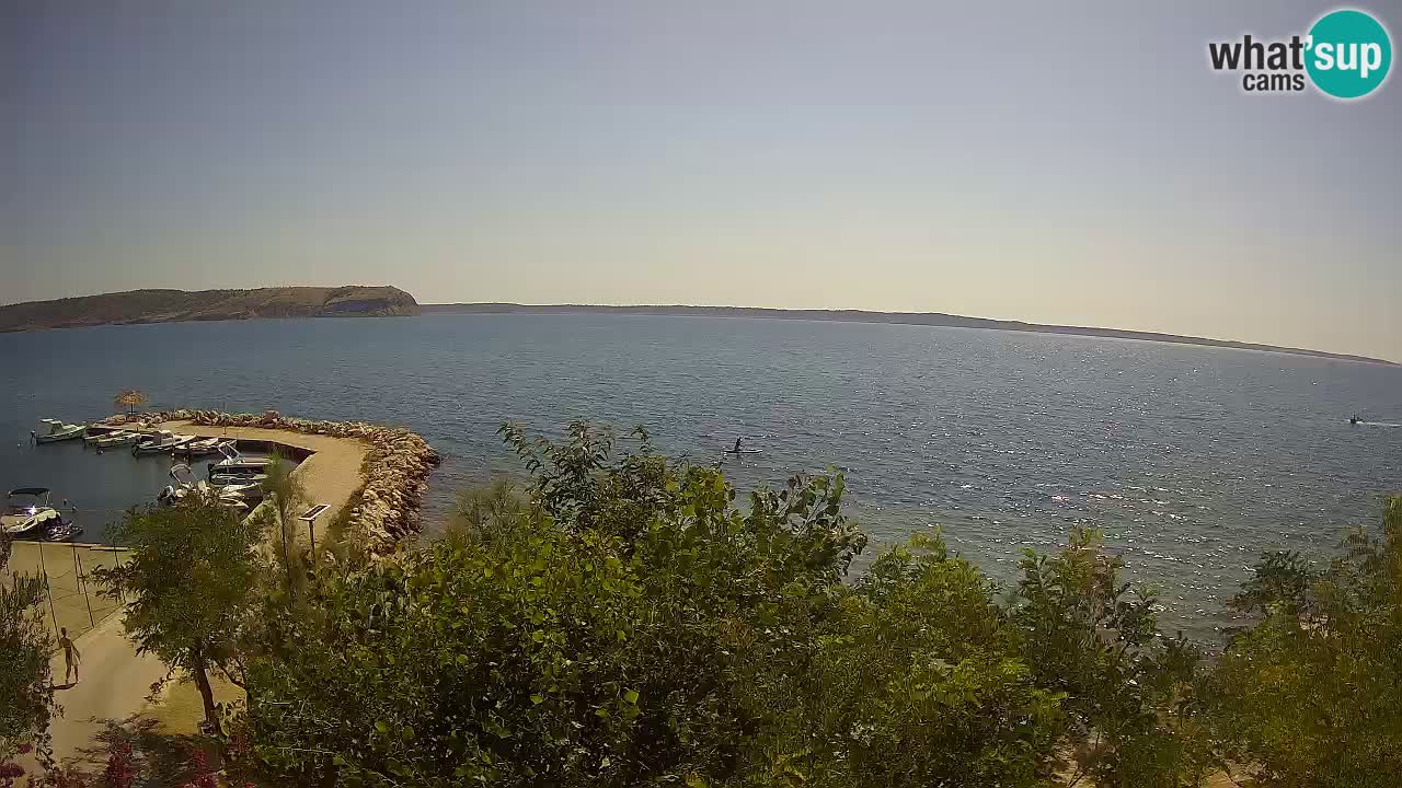 Camping Odmoree live cam Ražanac – Dalmatie