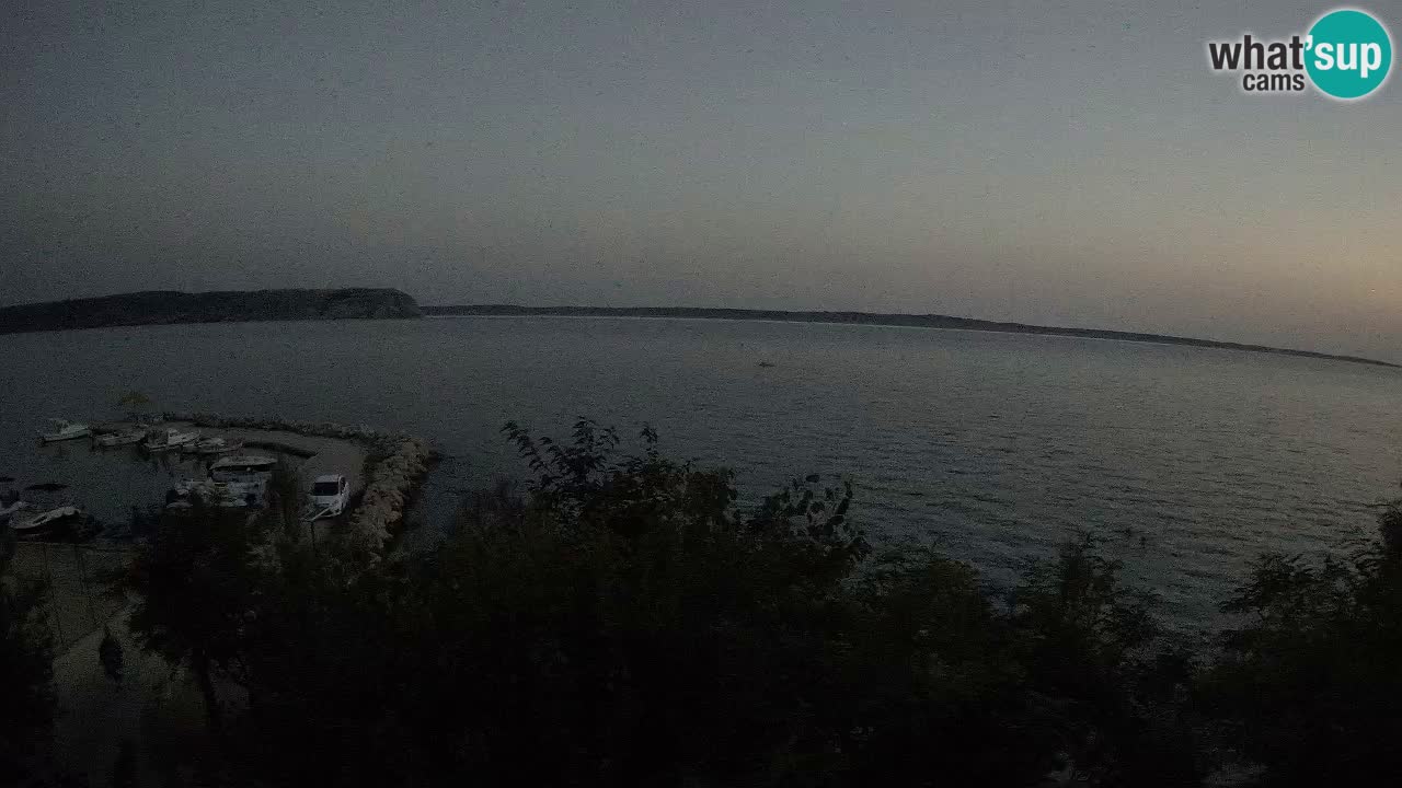 Camping Odmoree camera en vivo Ražanac – Dalmacia