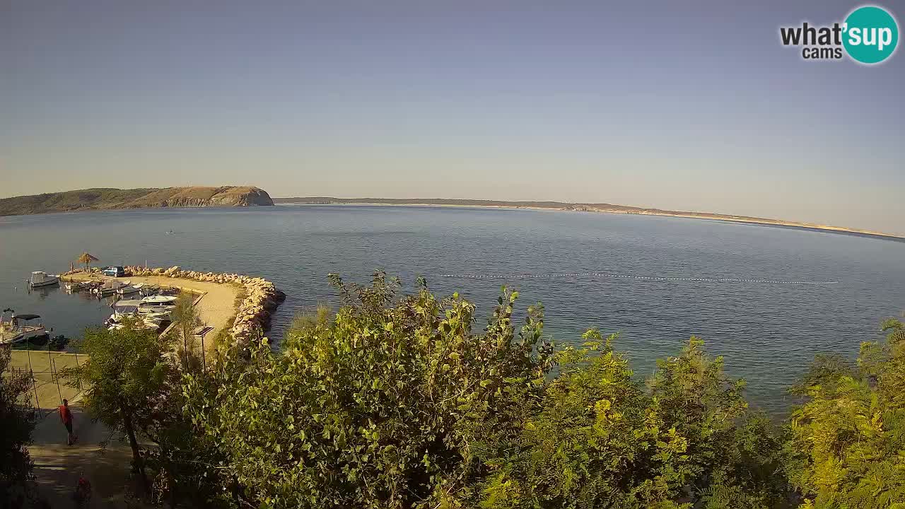 Kamp Odmoree spletna kamera Ražanac – Dalmacija