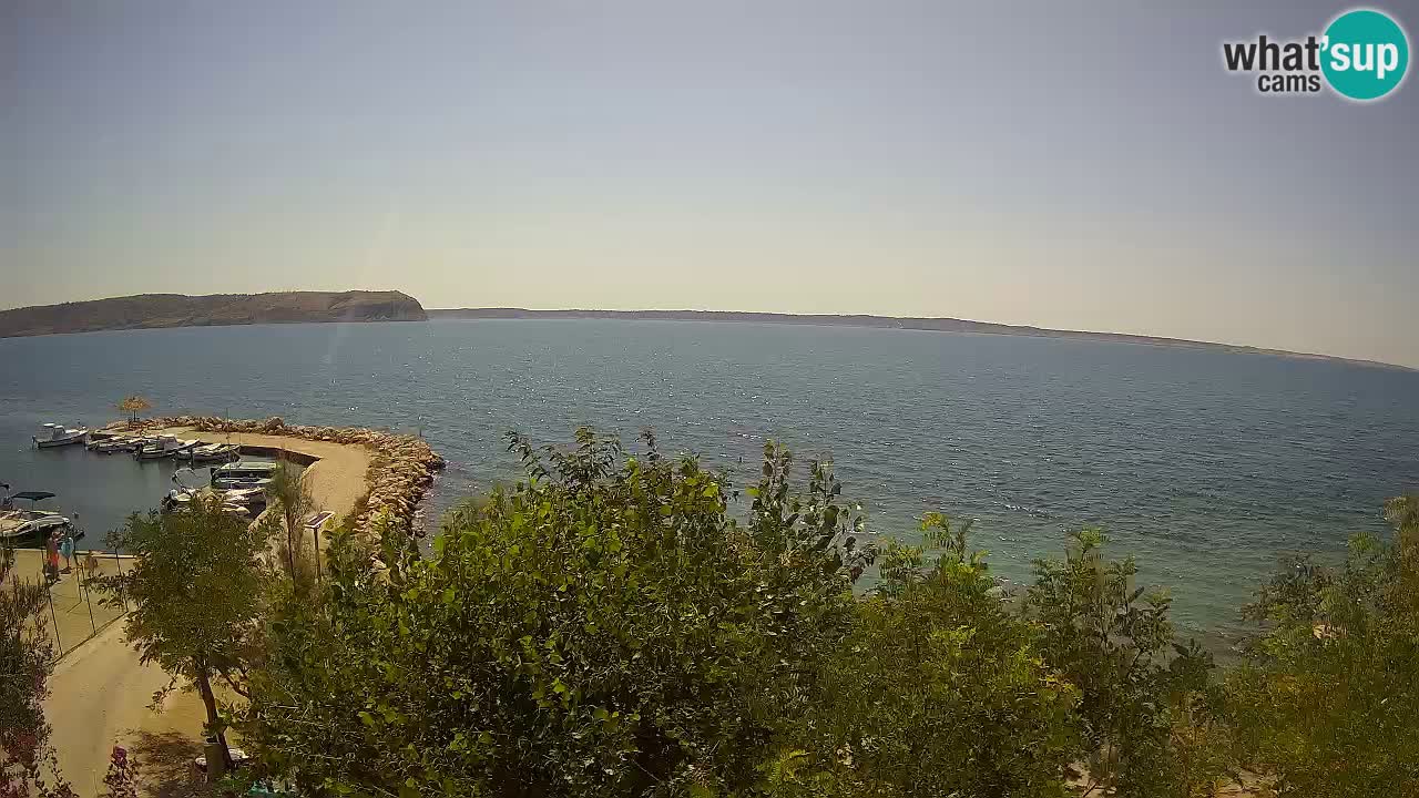 Camping Odmoree live cam Ražanac – Dalmatie