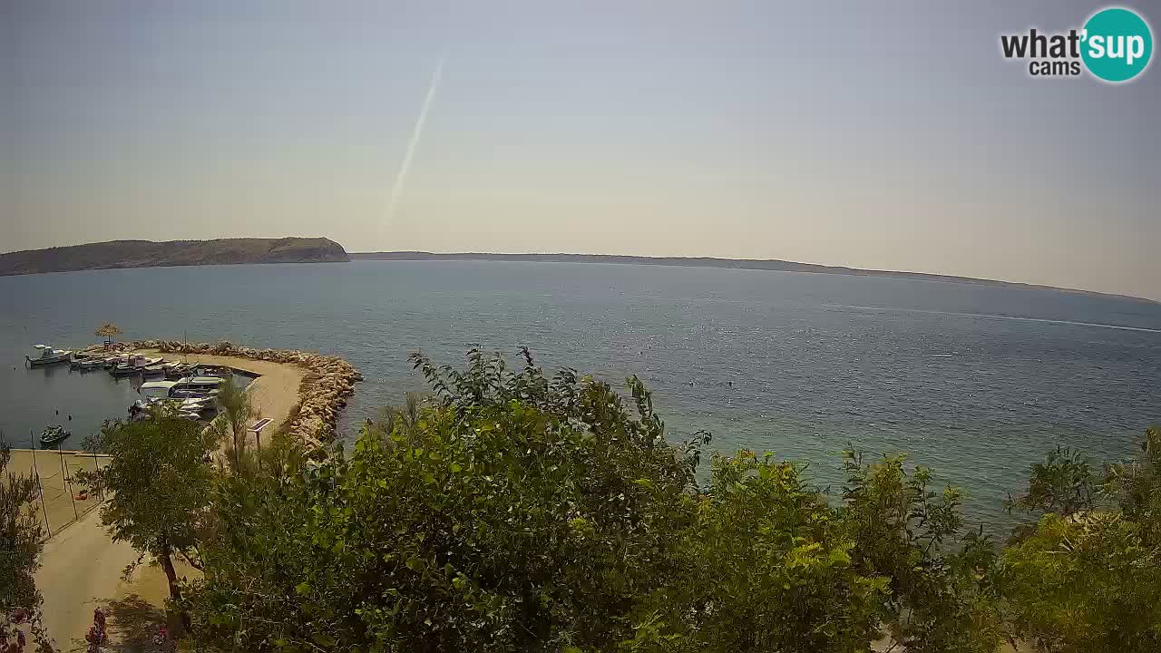 Camping Odmoree camera en vivo Ražanac – Dalmacia
