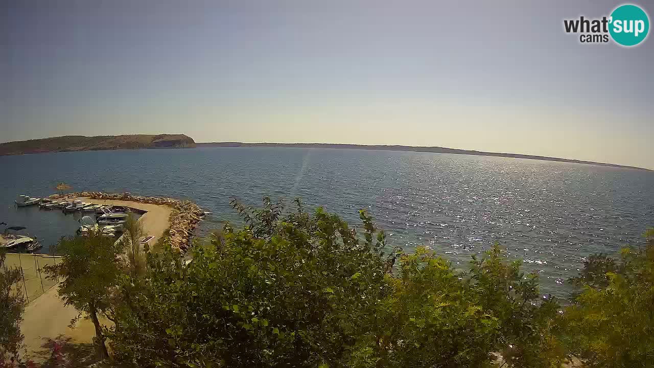 Kamp Odmoree spletna kamera Ražanac – Dalmacija