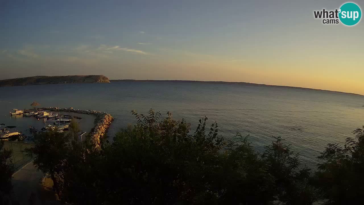 Kamp Odmoree spletna kamera Ražanac – Dalmacija