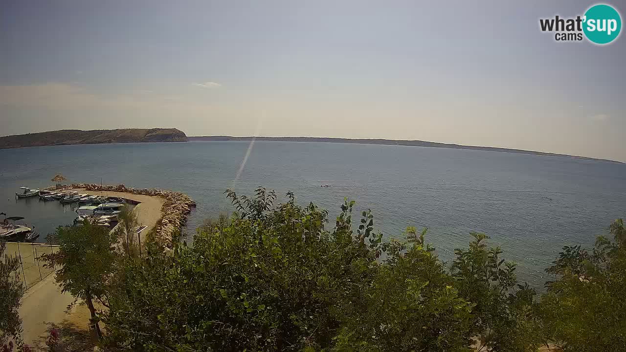 Kamp Odmoree spletna kamera Ražanac – Dalmacija