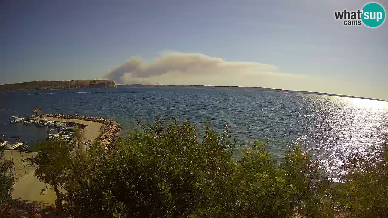 Camping Odmoree camera en vivo Ražanac – Dalmacia