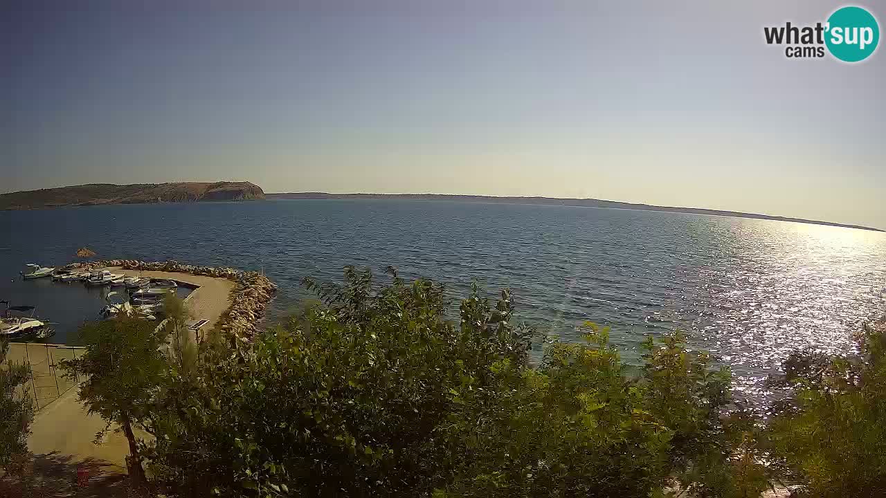 Kamp Odmoree spletna kamera Ražanac – Dalmacija