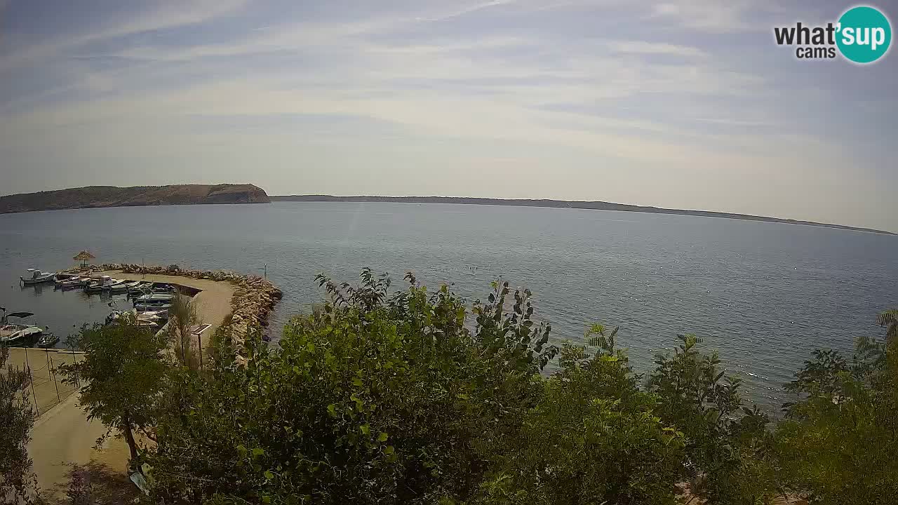Camping Odmoree camera en vivo Ražanac – Dalmacia