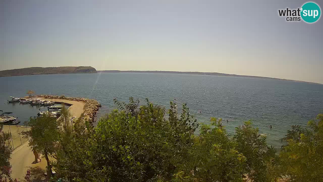 Camping Odmoree camera en vivo Ražanac – Dalmacia