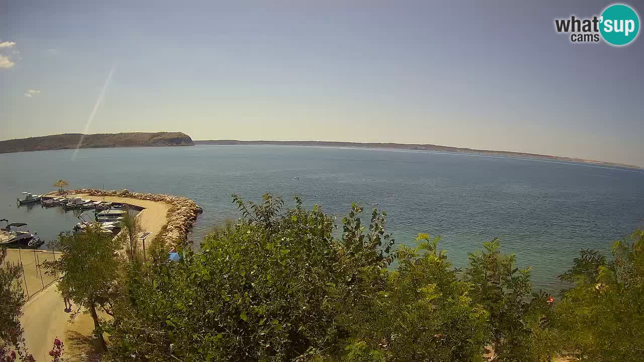 Camping Odmoree live cam Ražanac – Dalmatie