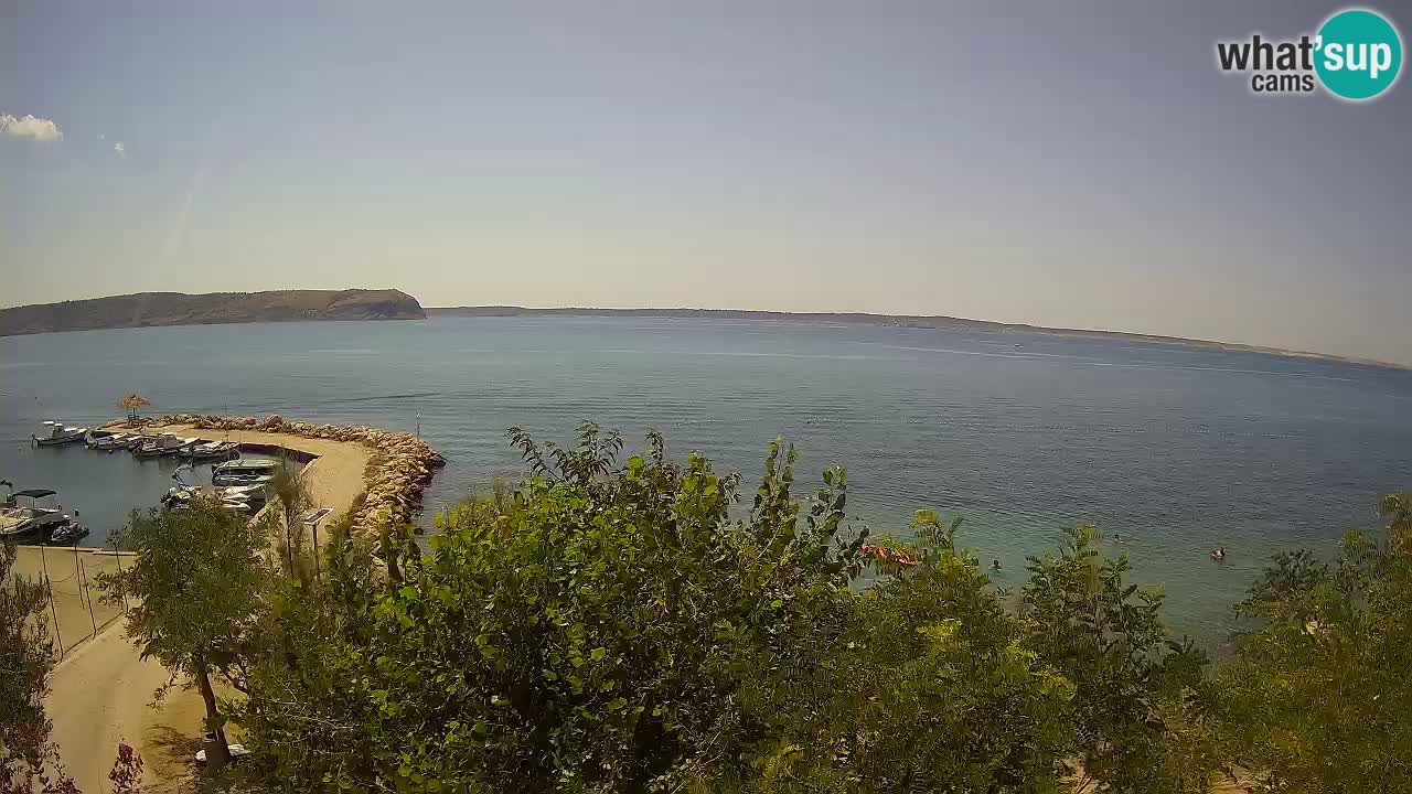 Camping Odmoree live cam Ražanac – Dalmatie