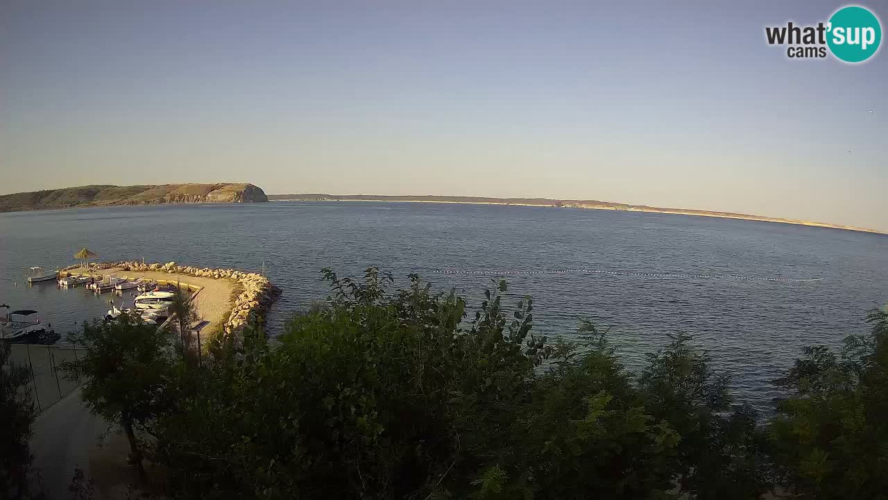 Camping Odmoree camera en vivo Ražanac – Dalmacia