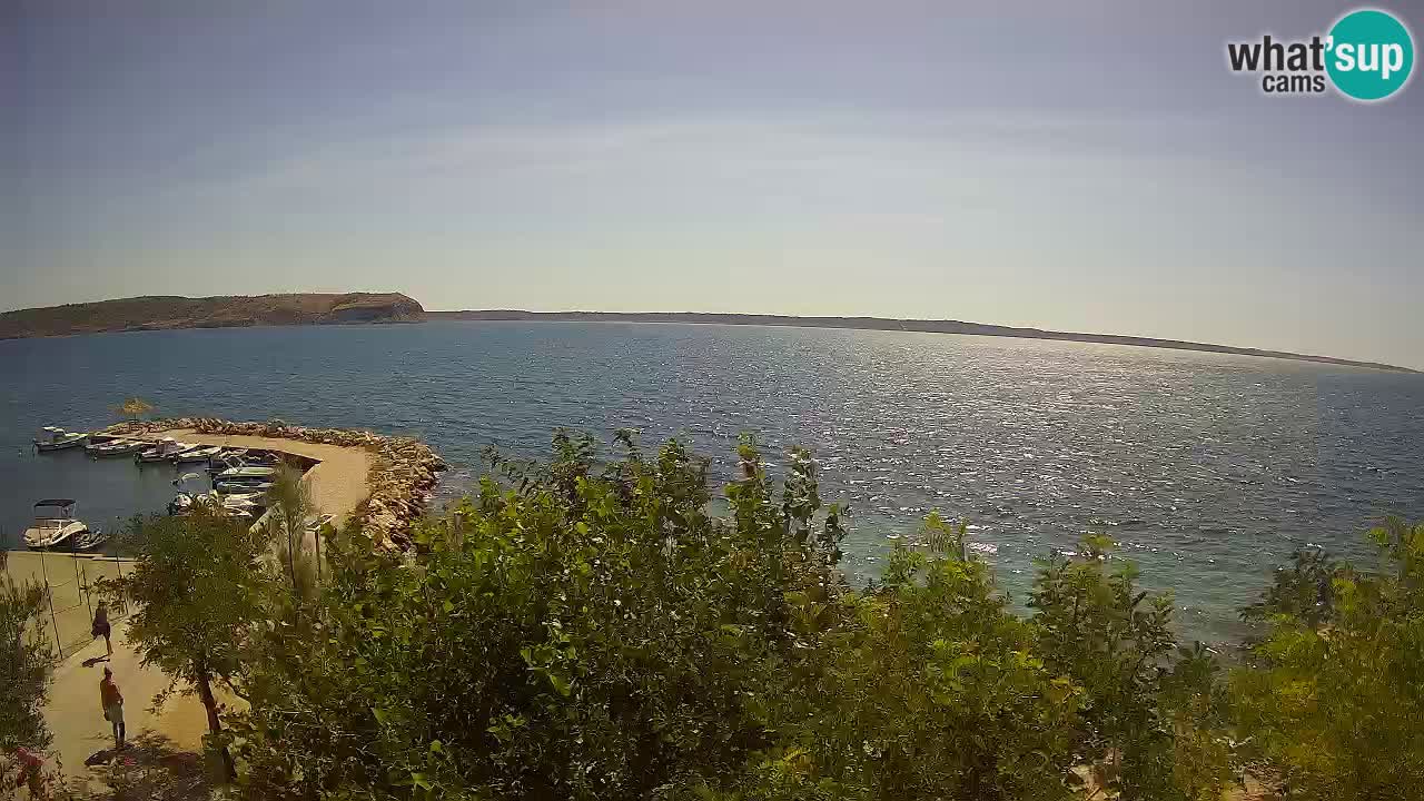 Camping Odmoree camera en vivo Ražanac – Dalmacia