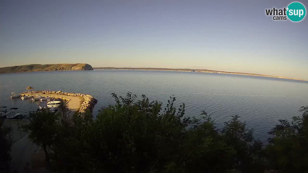 Camping Odmoree camera en vivo Ražanac – Dalmacia