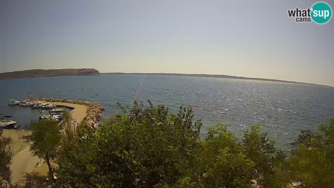 Camping Odmoree camera en vivo Ražanac – Dalmacia